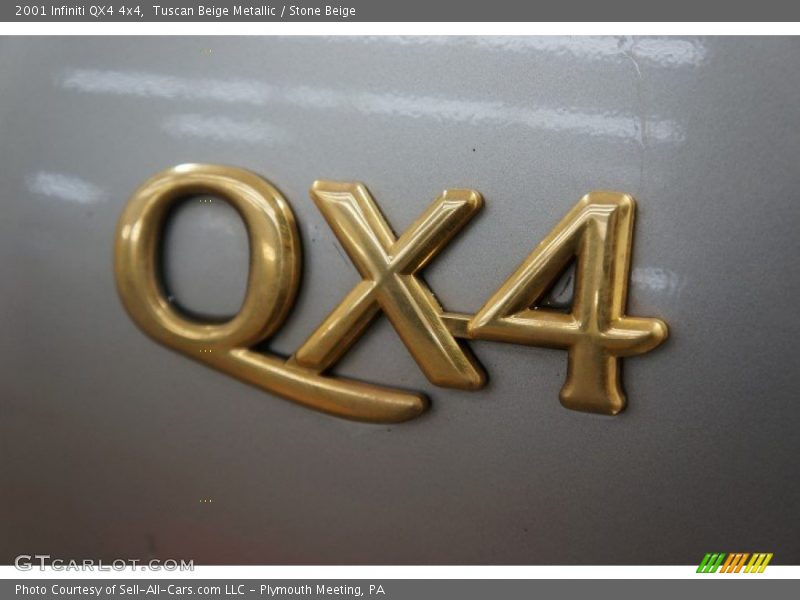 Tuscan Beige Metallic / Stone Beige 2001 Infiniti QX4 4x4