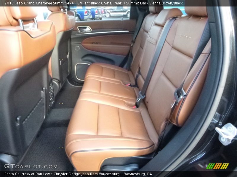 Brilliant Black Crystal Pearl / Summit Dark Sienna Brown/Black 2015 Jeep Grand Cherokee Summit 4x4