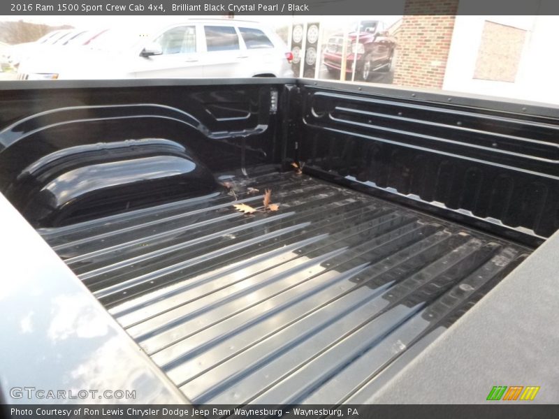 Brilliant Black Crystal Pearl / Black 2016 Ram 1500 Sport Crew Cab 4x4