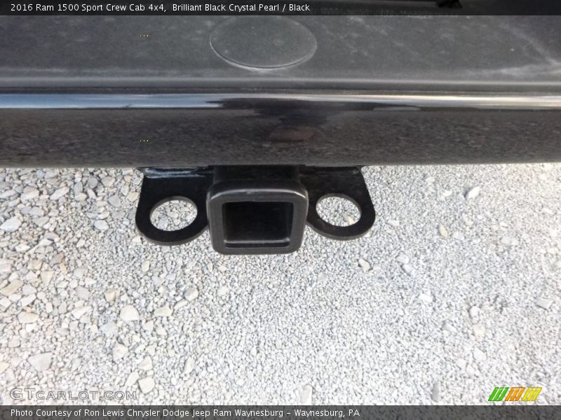 Brilliant Black Crystal Pearl / Black 2016 Ram 1500 Sport Crew Cab 4x4