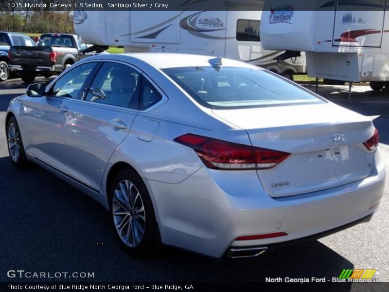 Santiago Silver / Gray 2015 Hyundai Genesis 3.8 Sedan