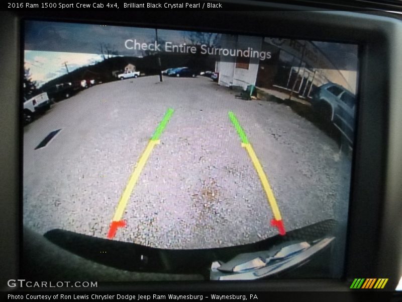 Brilliant Black Crystal Pearl / Black 2016 Ram 1500 Sport Crew Cab 4x4