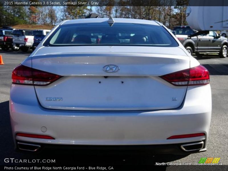 Santiago Silver / Gray 2015 Hyundai Genesis 3.8 Sedan