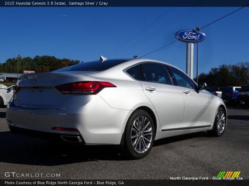 Santiago Silver / Gray 2015 Hyundai Genesis 3.8 Sedan
