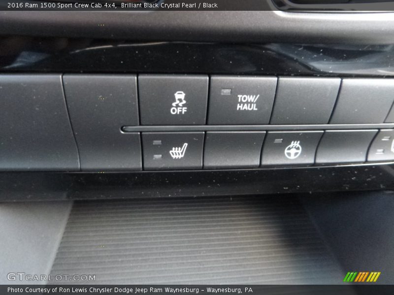 Brilliant Black Crystal Pearl / Black 2016 Ram 1500 Sport Crew Cab 4x4