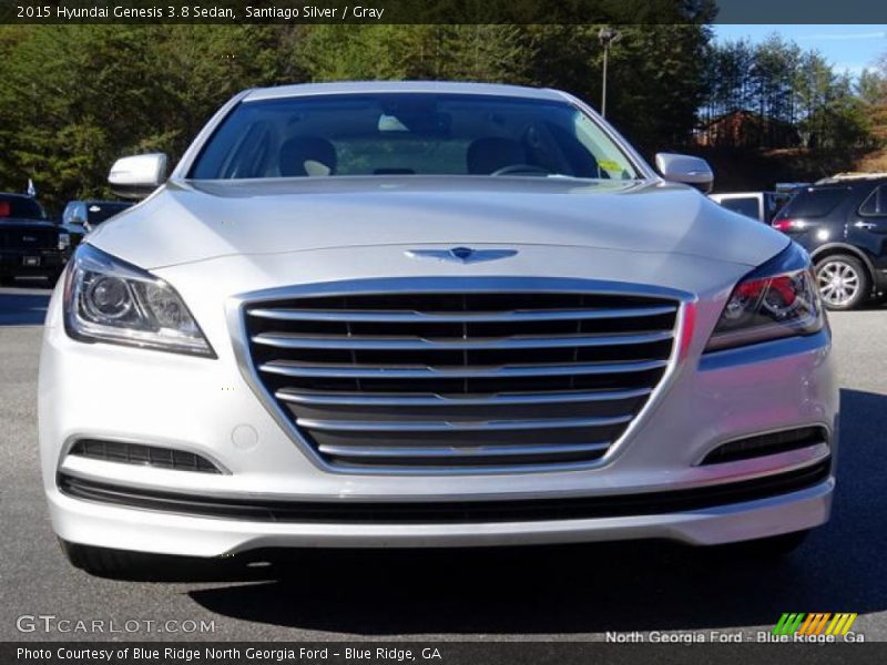 Santiago Silver / Gray 2015 Hyundai Genesis 3.8 Sedan