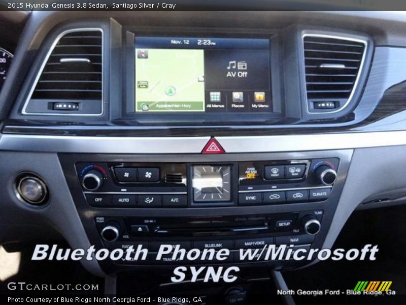 Santiago Silver / Gray 2015 Hyundai Genesis 3.8 Sedan