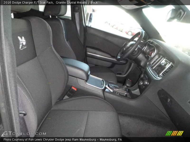 Granite Crystal Metallic / Black 2016 Dodge Charger R/T Scat Pack