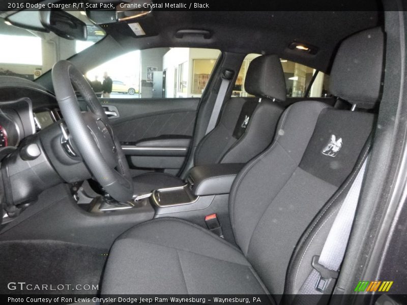 Granite Crystal Metallic / Black 2016 Dodge Charger R/T Scat Pack
