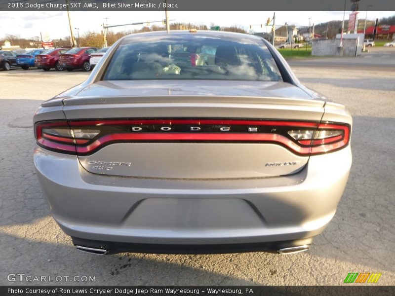Billet Silver Metallic / Black 2016 Dodge Charger SXT AWD