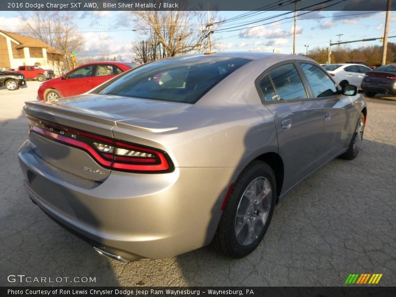 Billet Silver Metallic / Black 2016 Dodge Charger SXT AWD