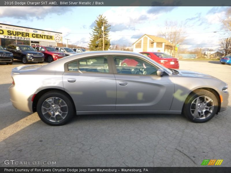 Billet Silver Metallic / Black 2016 Dodge Charger SXT AWD