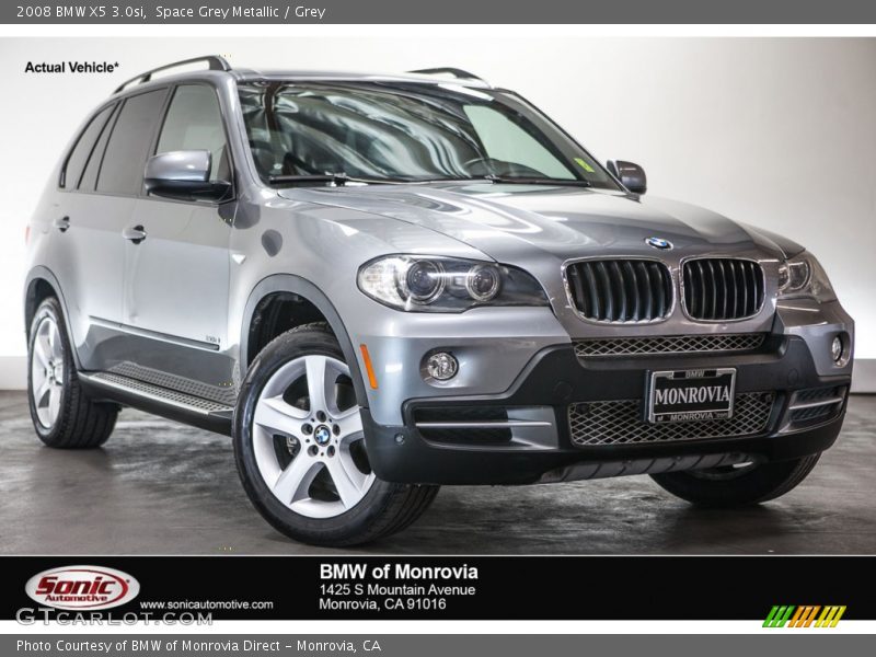 Space Grey Metallic / Grey 2008 BMW X5 3.0si