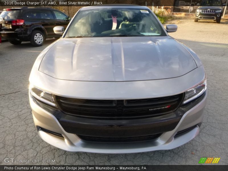 Billet Silver Metallic / Black 2016 Dodge Charger SXT AWD