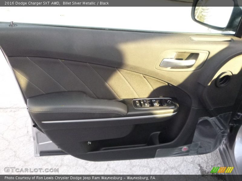 Billet Silver Metallic / Black 2016 Dodge Charger SXT AWD