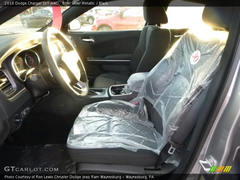 Billet Silver Metallic / Black 2016 Dodge Charger SXT AWD