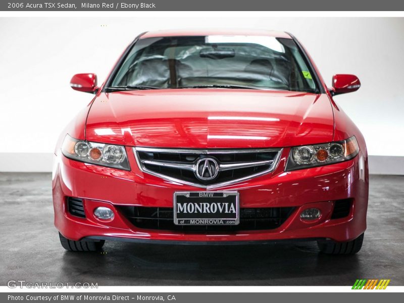 Milano Red / Ebony Black 2006 Acura TSX Sedan