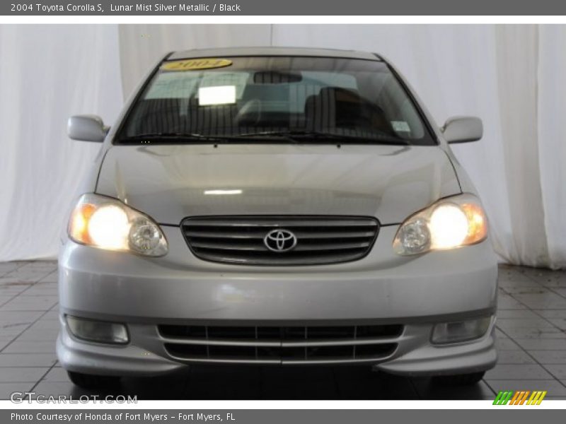 Lunar Mist Silver Metallic / Black 2004 Toyota Corolla S