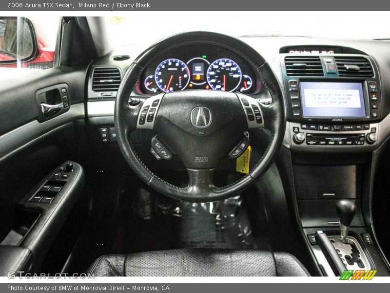 Milano Red / Ebony Black 2006 Acura TSX Sedan