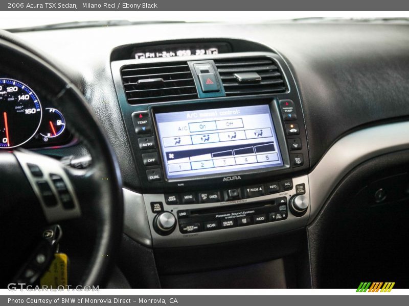 Milano Red / Ebony Black 2006 Acura TSX Sedan