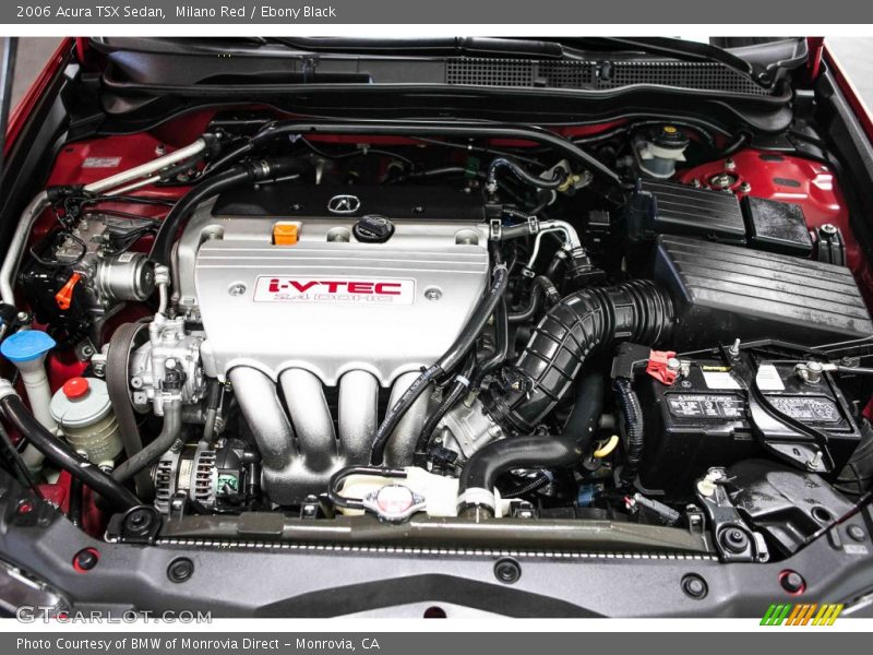  2006 TSX Sedan Engine - 2.4 Liter DOHC 16V i-VTEC 4 Cylinder