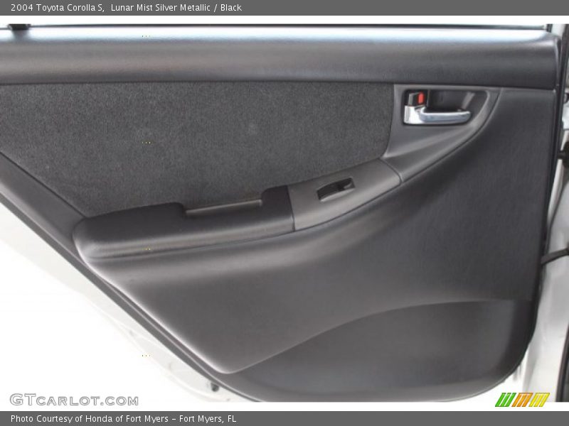 Lunar Mist Silver Metallic / Black 2004 Toyota Corolla S