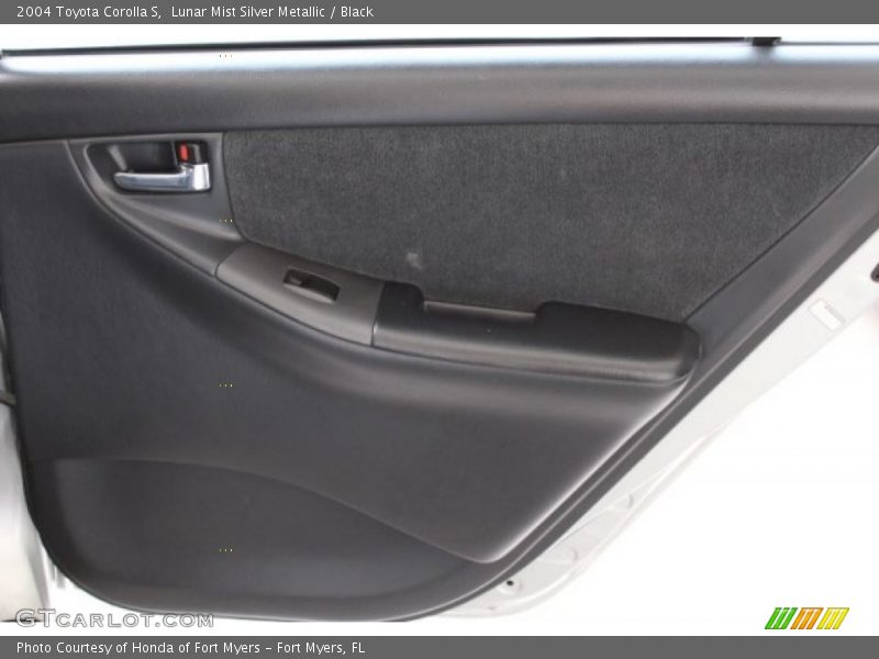 Lunar Mist Silver Metallic / Black 2004 Toyota Corolla S