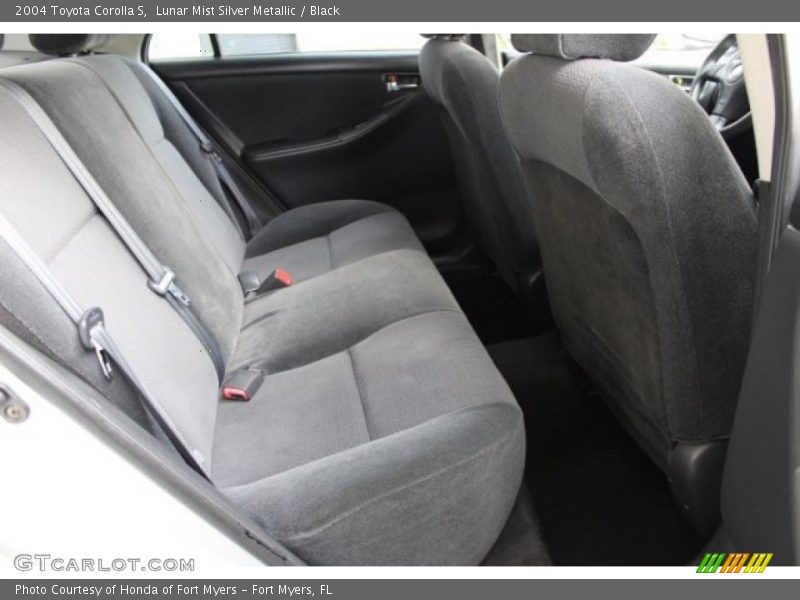 Lunar Mist Silver Metallic / Black 2004 Toyota Corolla S
