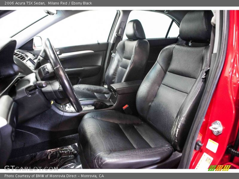 Milano Red / Ebony Black 2006 Acura TSX Sedan