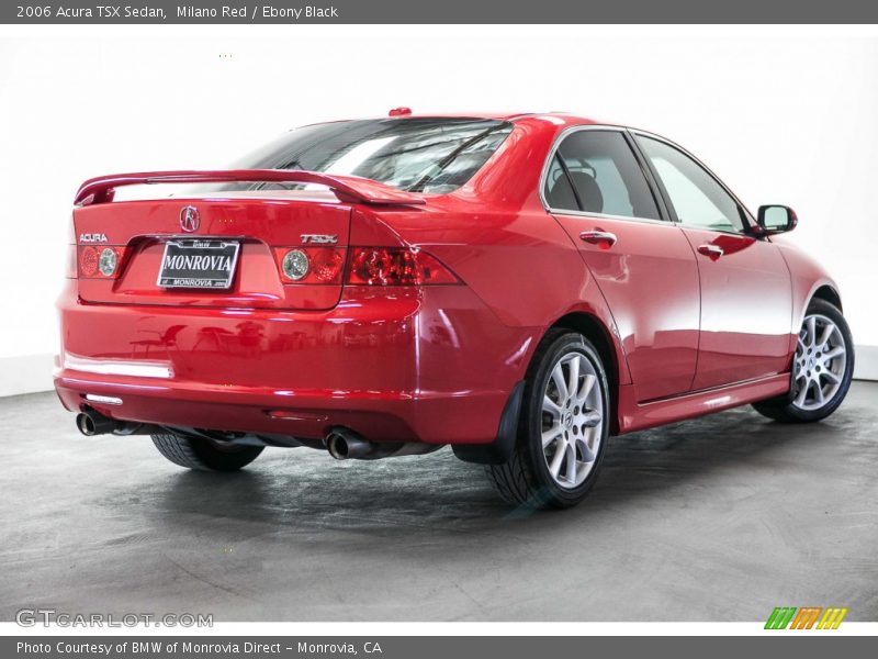 Milano Red / Ebony Black 2006 Acura TSX Sedan
