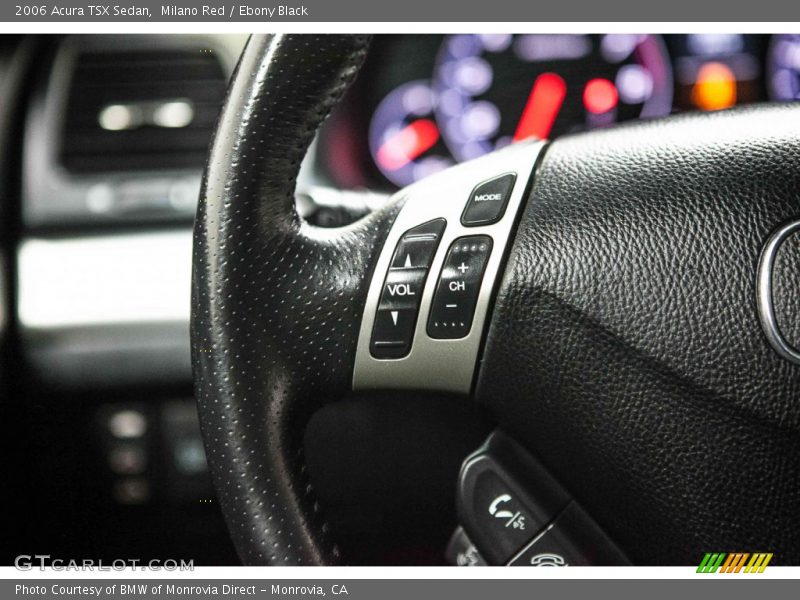 Milano Red / Ebony Black 2006 Acura TSX Sedan