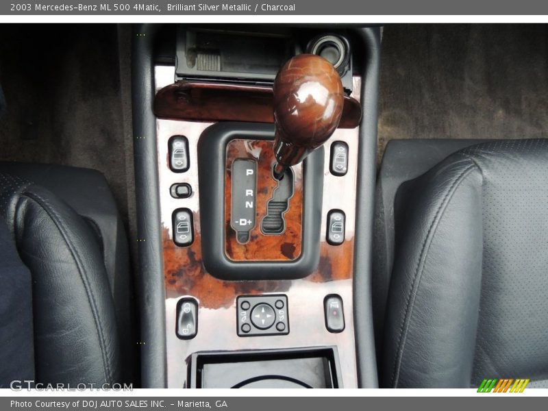 Brilliant Silver Metallic / Charcoal 2003 Mercedes-Benz ML 500 4Matic
