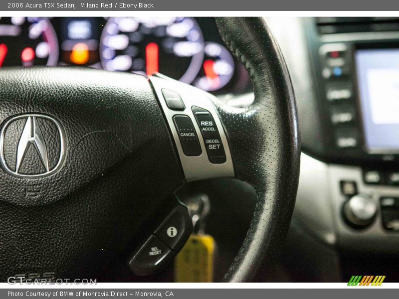 Milano Red / Ebony Black 2006 Acura TSX Sedan