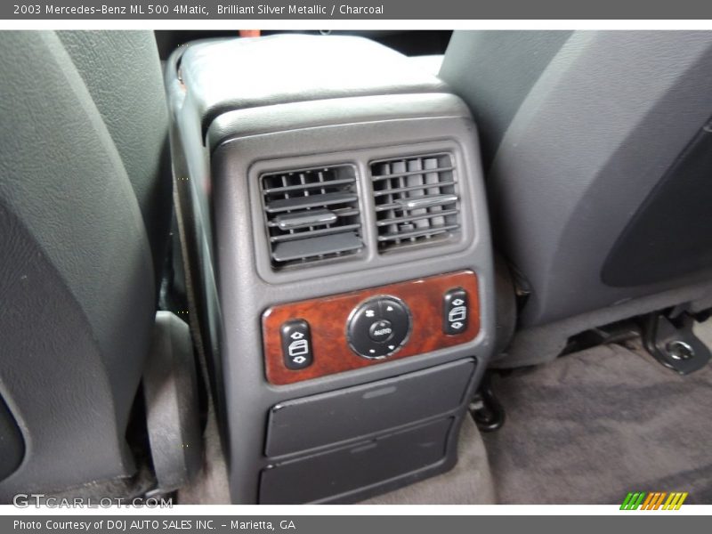 Brilliant Silver Metallic / Charcoal 2003 Mercedes-Benz ML 500 4Matic