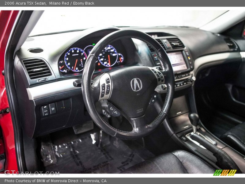 Milano Red / Ebony Black 2006 Acura TSX Sedan