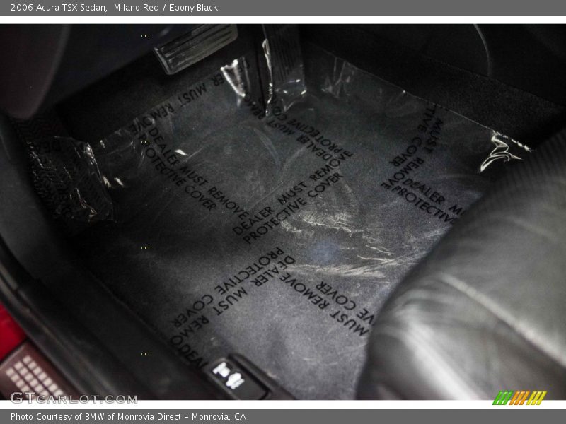 Milano Red / Ebony Black 2006 Acura TSX Sedan