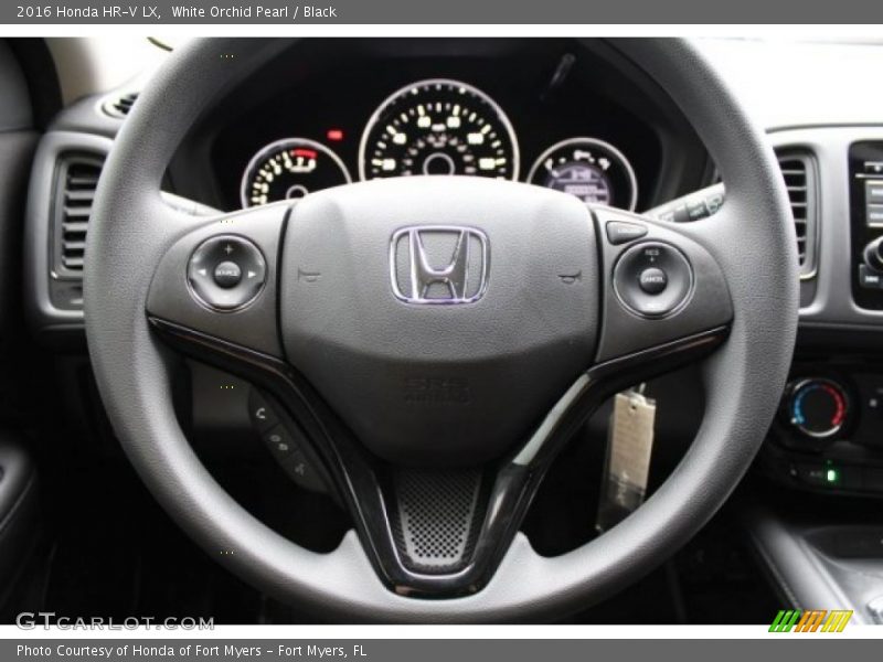 White Orchid Pearl / Black 2016 Honda HR-V LX