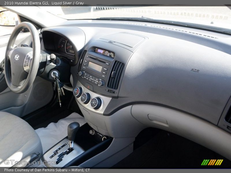 Liquid Silver / Gray 2010 Hyundai Elantra GLS