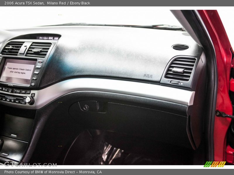 Milano Red / Ebony Black 2006 Acura TSX Sedan