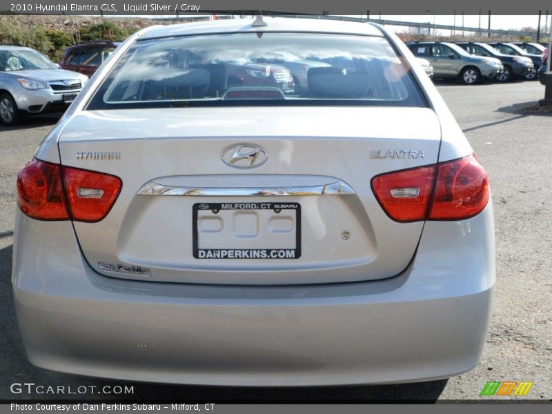 Liquid Silver / Gray 2010 Hyundai Elantra GLS