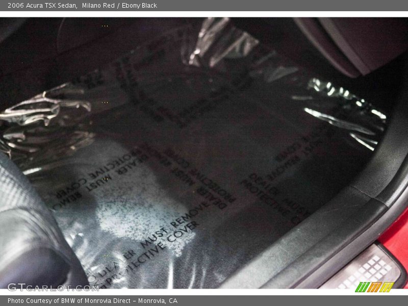 Milano Red / Ebony Black 2006 Acura TSX Sedan