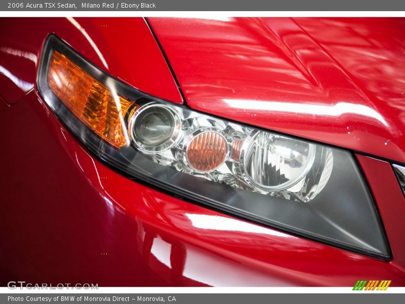 Milano Red / Ebony Black 2006 Acura TSX Sedan