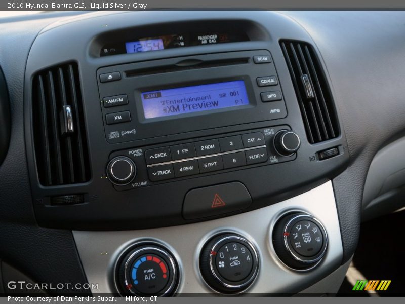 Liquid Silver / Gray 2010 Hyundai Elantra GLS