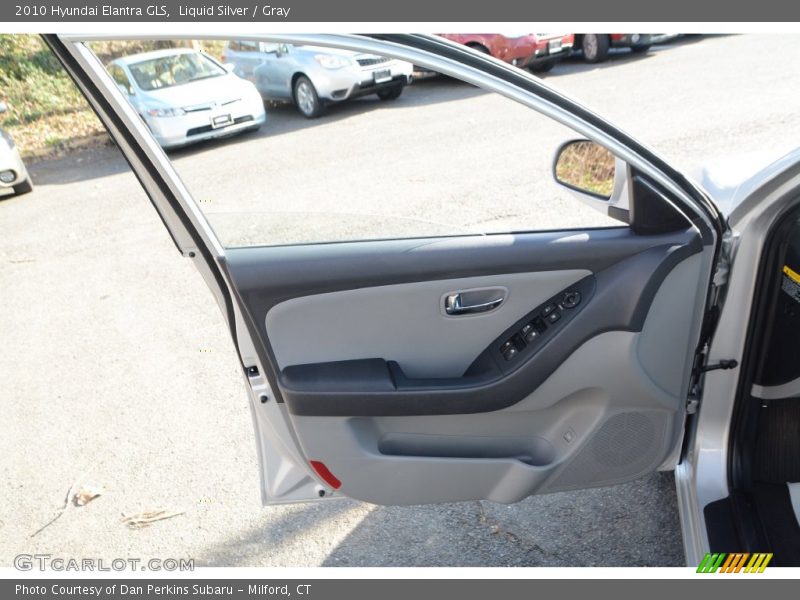 Liquid Silver / Gray 2010 Hyundai Elantra GLS