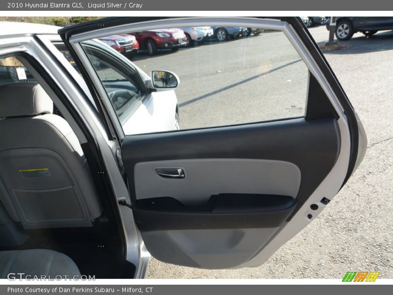 Liquid Silver / Gray 2010 Hyundai Elantra GLS