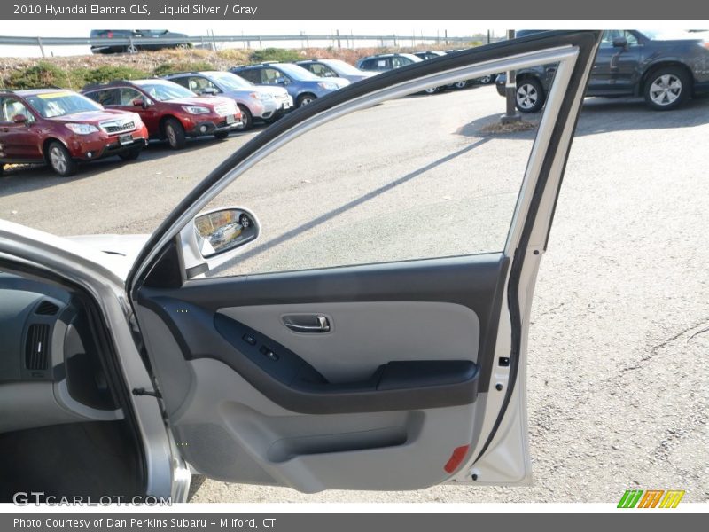 Liquid Silver / Gray 2010 Hyundai Elantra GLS