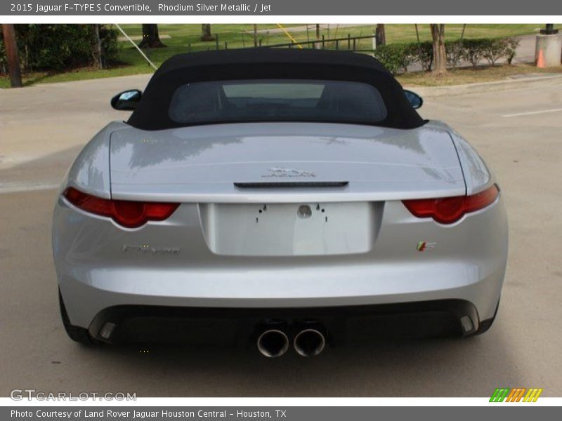 Rhodium Silver Metallic / Jet 2015 Jaguar F-TYPE S Convertible