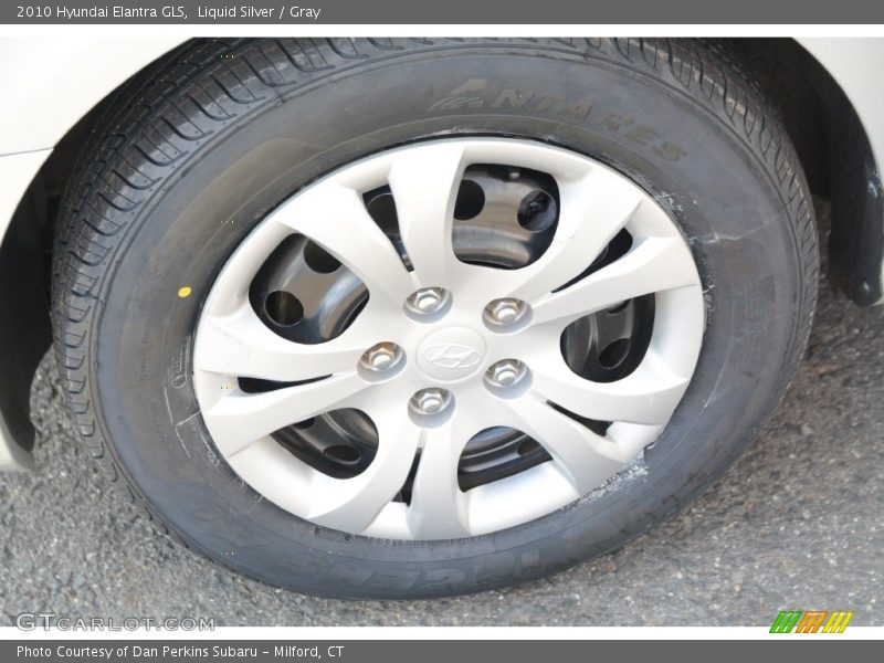 Liquid Silver / Gray 2010 Hyundai Elantra GLS