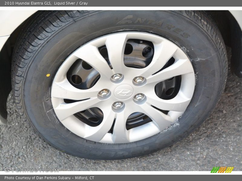 Liquid Silver / Gray 2010 Hyundai Elantra GLS
