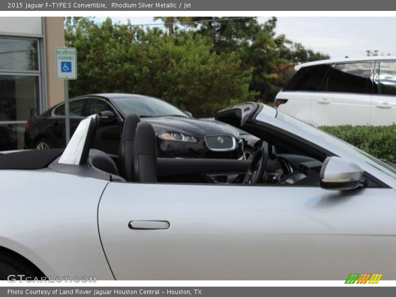 Rhodium Silver Metallic / Jet 2015 Jaguar F-TYPE S Convertible